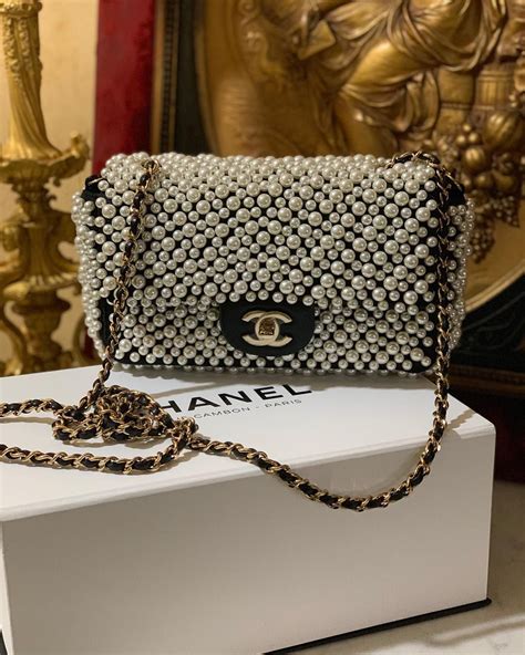 chanel pearl ball bag price|chanel large tote bag price.